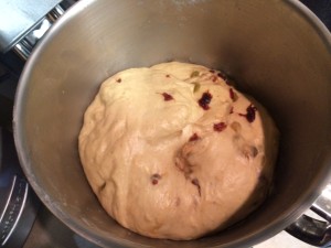 Dough Doubled in size