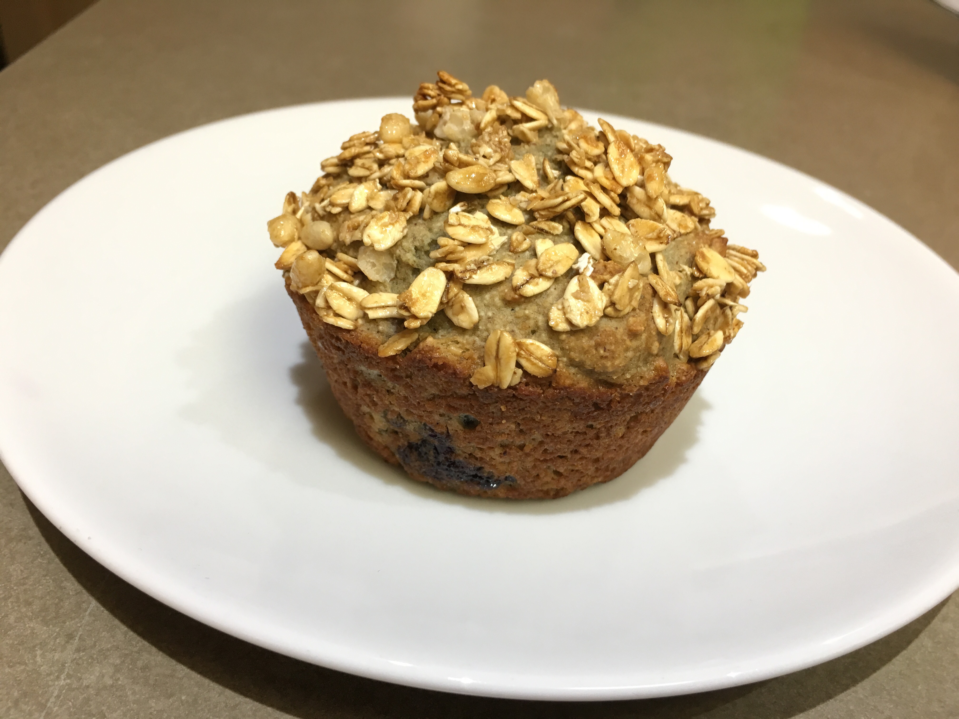 Blueberry Walnut Oatmeal Muffin Tops - I Wash You Dry
