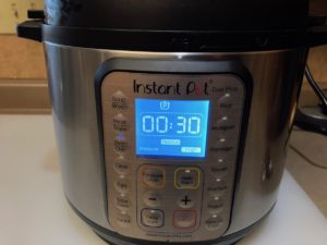 Instant Pot Setting for cooking beans for 30 minutes