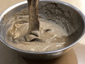 Buckwheat Crepe Batter's consistency after refrigerated.